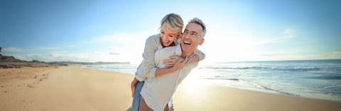 Healthy Couple on the Beach - What is NADH