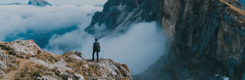 Man on Mountain with Fog - How to fix Brain Fog