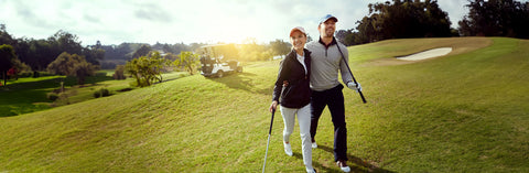 Couple on Golf Course - Benefits of CoQ10